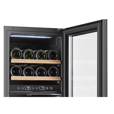 Adler | Wine Cooler | AD 8080 | Energy efficiency class G | Free standing | Bottles capacity 24 | Cooling type Compressor | Blac - 4